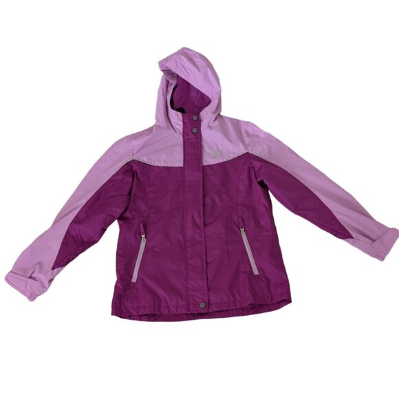 GERRY Pink Zip-up Windbreaker Girl's XL Ages 14-16 - Picture 3 of 10